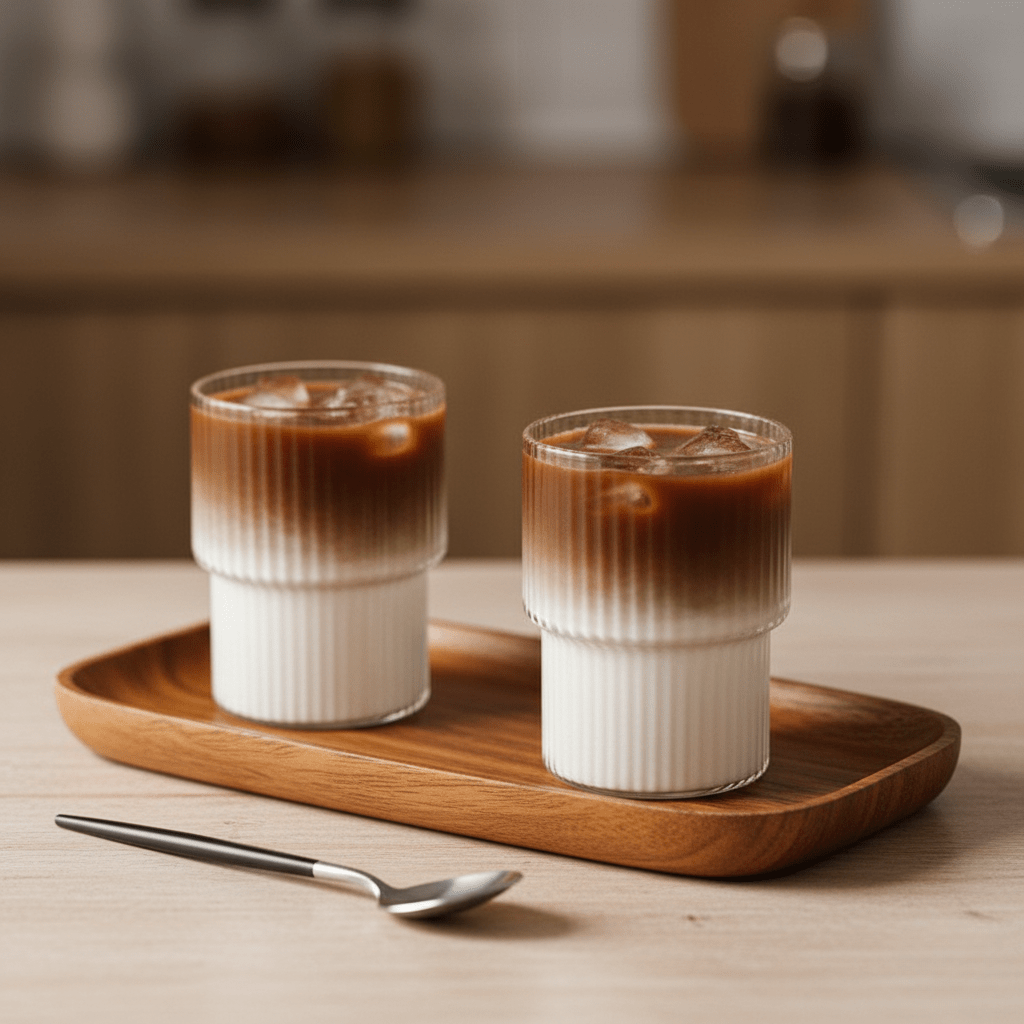 Bea Homes - Luxurious Ribbed Glass Set for a Touch of Elegance - Bea Homes