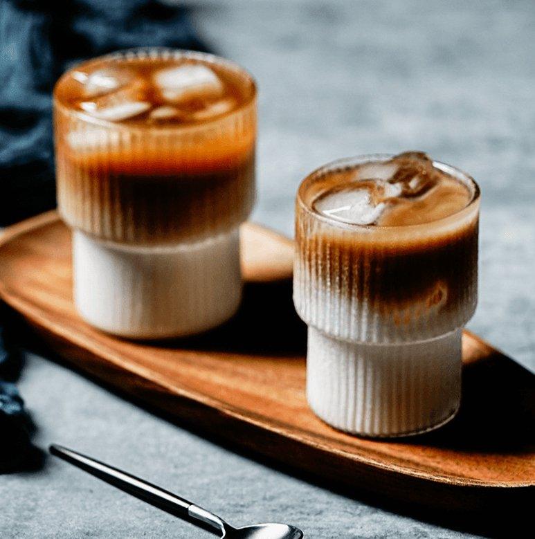 Bea Homes - Luxurious Ribbed Glass Set for a Touch of Elegance - Bea Homes