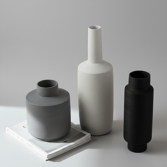 Bea Homes - Minimalist Nordic Ceramic Vase Home Décor for a Chic Aesthetic - Bea Homes