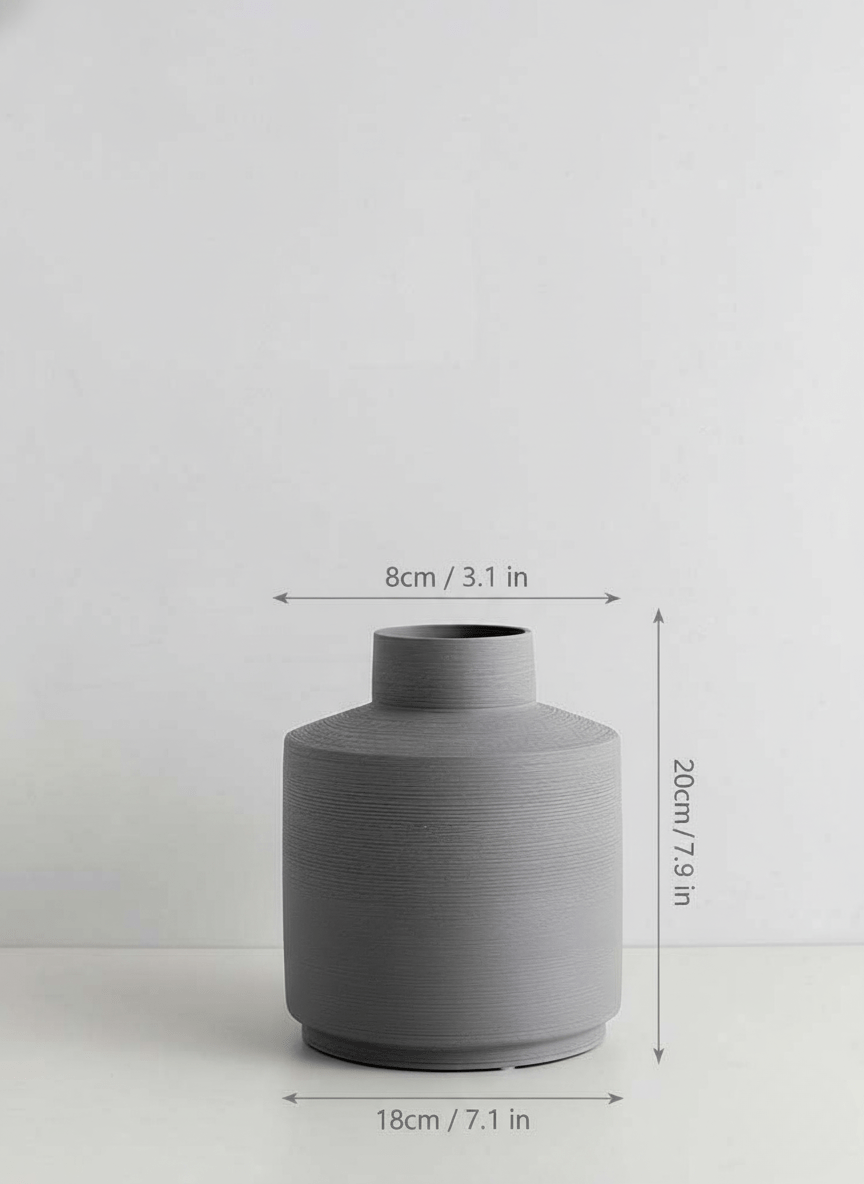 Bea Homes - Minimalist Nordic Ceramic Vase Home Décor for a Chic Aesthetic - Bea Homes