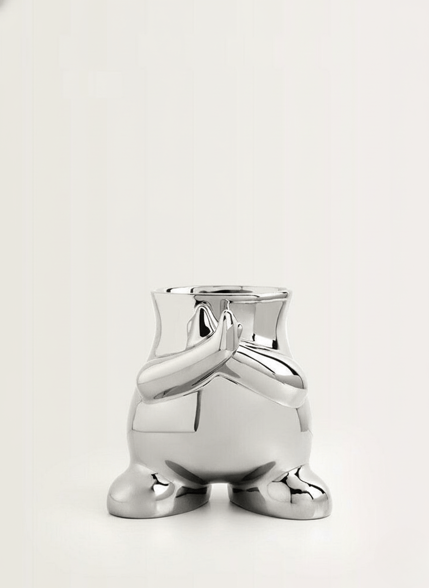 Bea Homes - Modern Monochrome Art Vase for a Chic and Minimalist Aesthetic Display - Bea Homes