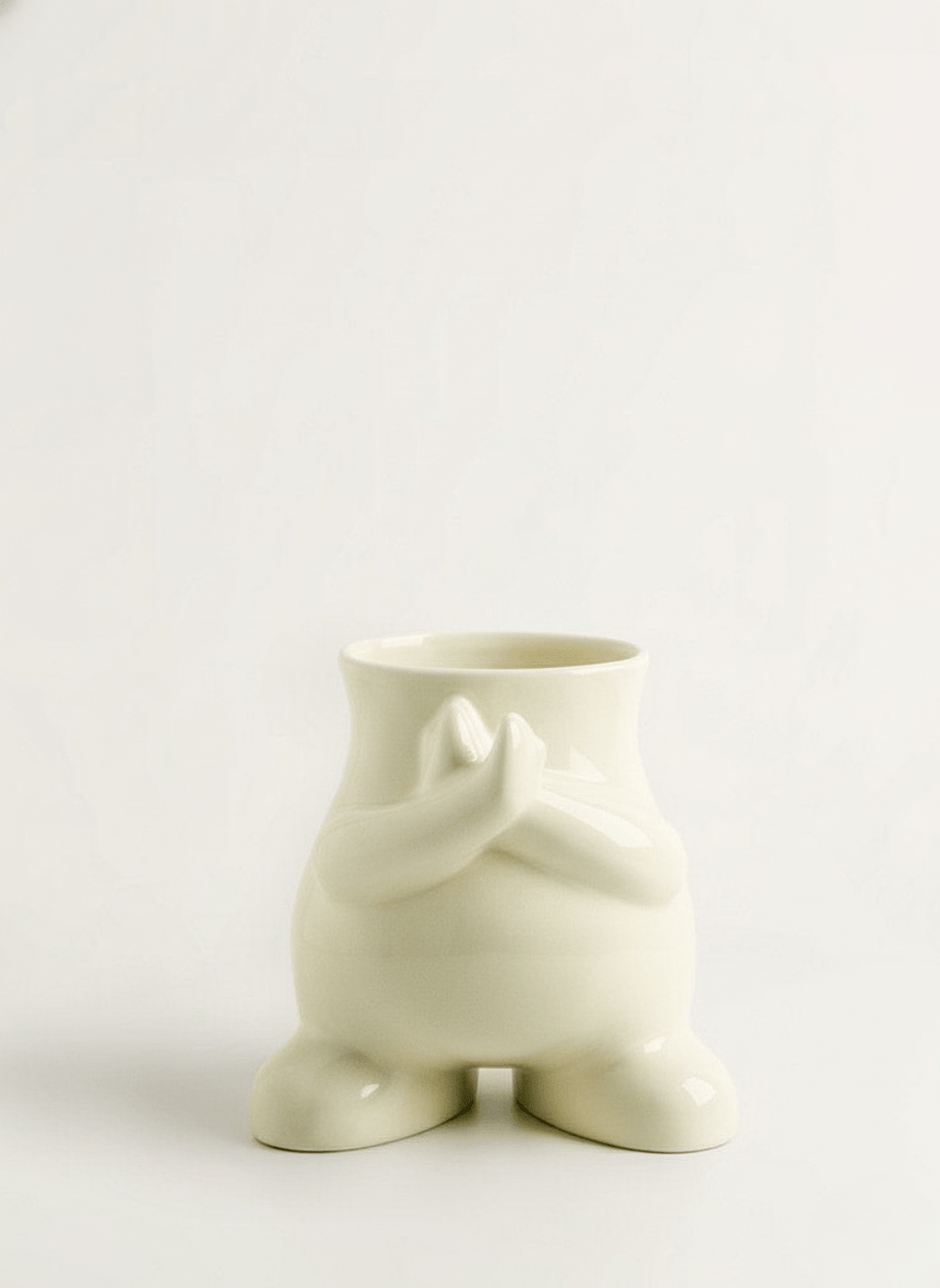 Bea Homes - Modern Monochrome Art Vase for a Chic and Minimalist Aesthetic Display - Bea Homes