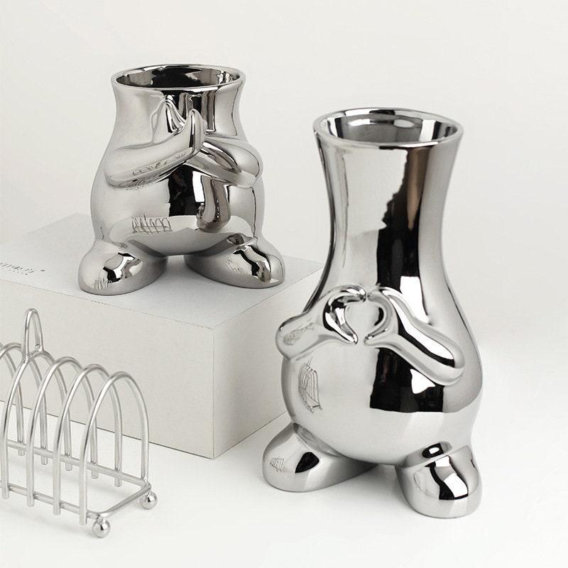 Bea Homes - Modern Monochrome Art Vase for a Chic and Minimalist Aesthetic Display - Bea Homes