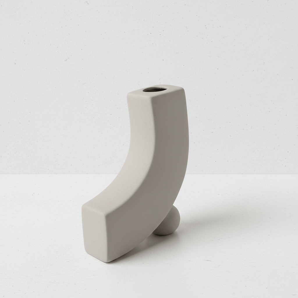 Bea Homes - Nordic Ceramic Vase for Stylish Home Decor with Scandinavian Charm - Bea Homes