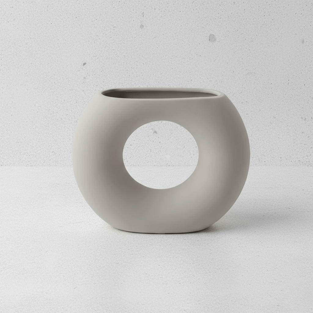 Bea Homes - Nordic Ceramic Vase for Stylish Home Decor with Scandinavian Charm - Bea Homes