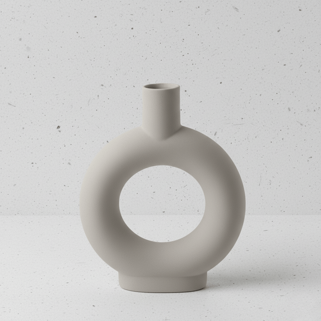 Bea Homes - Nordic Ceramic Vase for Stylish Home Decor with Scandinavian Charm - Bea Homes