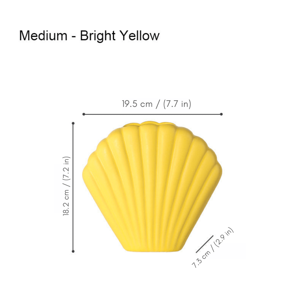 Bea Homes - Nordic Morandi Shell Ceramic Vase for a Chic Home Accent - Bea Homes