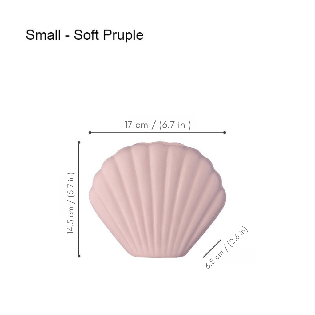 Bea Homes - Nordic Morandi Shell Ceramic Vase for a Chic Home Accent - Bea Homes