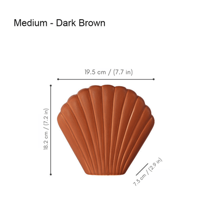 Bea Homes - Nordic Morandi Shell Ceramic Vase for a Chic Home Accent - Bea Homes