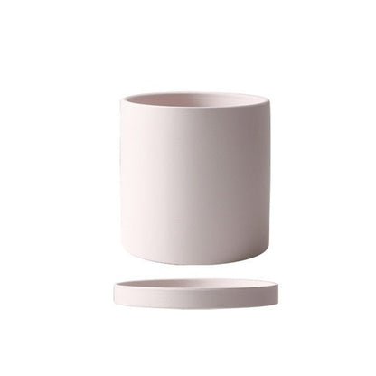 Bea Homes - Soft Hues Indoor Plant Pot with Saucer Set - Perfect for a Bright and Airy Space - Bea Homes