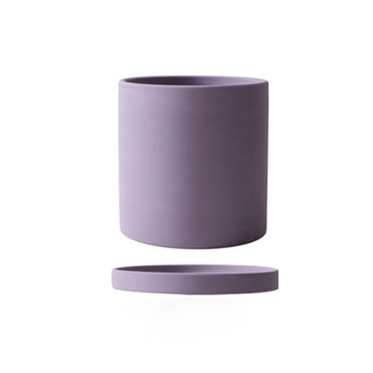 Bea Homes - Soft Hues Indoor Plant Pot with Saucer Set - Perfect for a Bright and Airy Space - Bea Homes