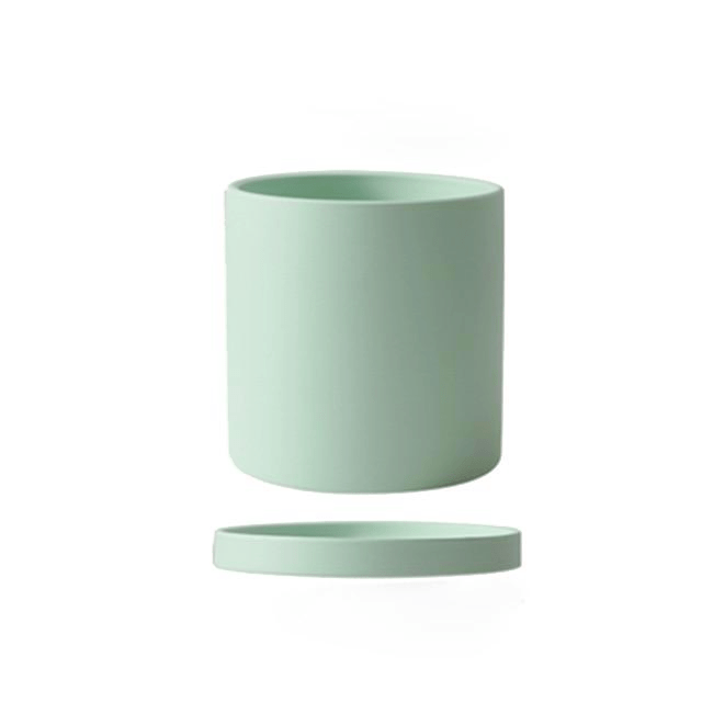 Bea Homes - Soft Hues Indoor Plant Pot with Saucer Set - Perfect for a Bright and Airy Space - Bea Homes