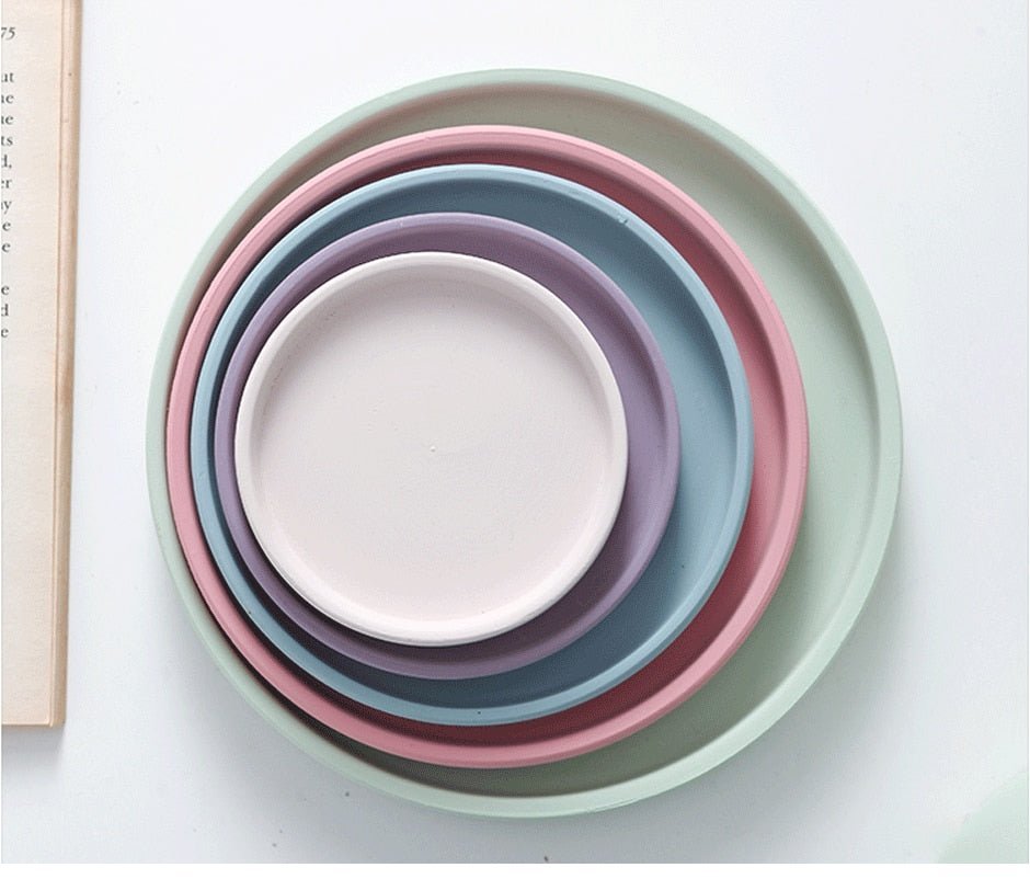 Bea Homes - Soft Hues Indoor Plant Pot with Saucer Set - Perfect for a Bright and Airy Space - Bea Homes