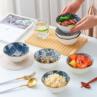 Bea Homes - Stylish Japanese Ceramic Octagon Bowl for a Perfect and Elegant Dining - Bea Homes
