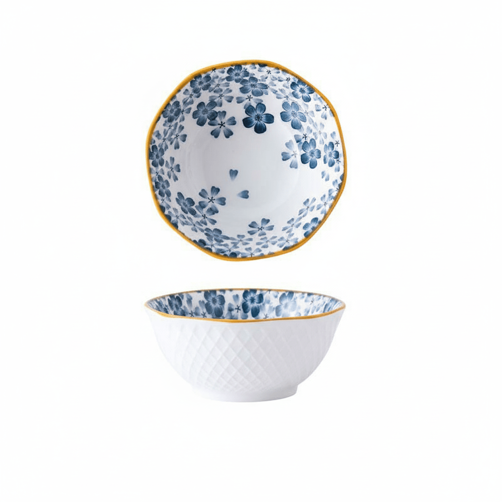 Bea Homes - Stylish Japanese Ceramic Octagon Bowl for a Perfect and Elegant Dining - Bea Homes