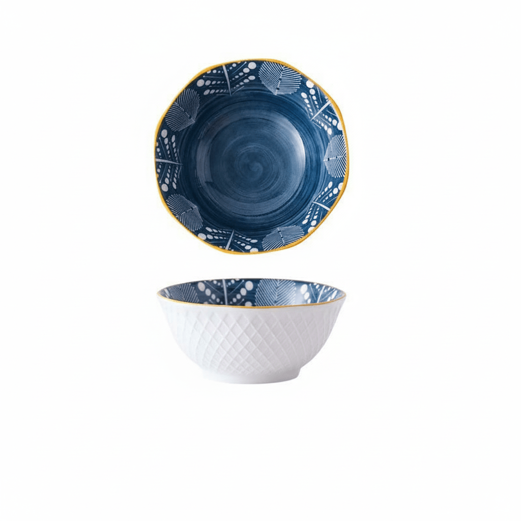 Bea Homes - Stylish Japanese Ceramic Octagon Bowl for a Perfect and Elegant Dining - Bea Homes