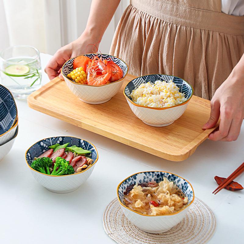 Bea Homes - Stylish Japanese Ceramic Octagon Bowl for a Perfect and Elegant Dining - Bea Homes