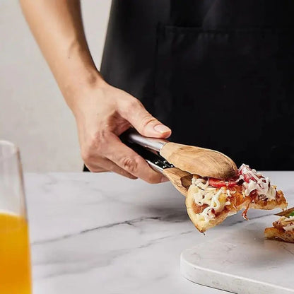 Bea Homes – Wood and Steel Tongs Set for a Modern Kitchen Aesthetics - Bea Homes